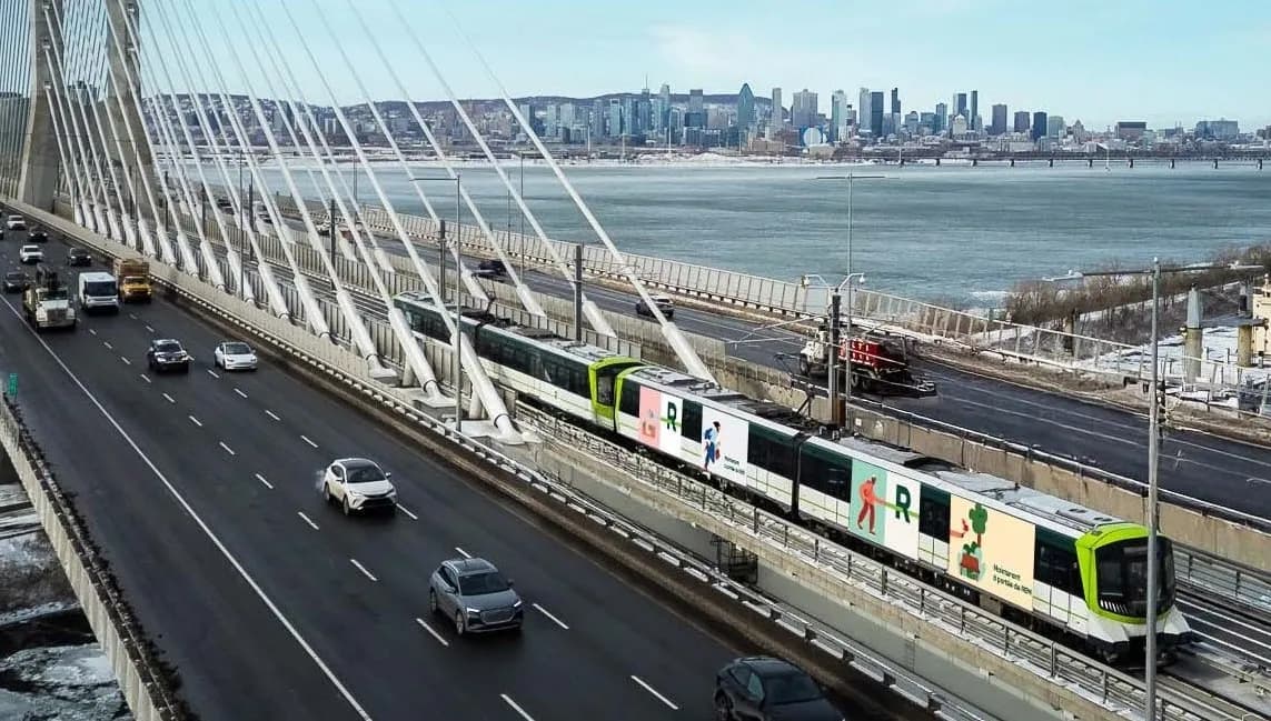 Pattison Outdoor: REM Train wraps in Montreal